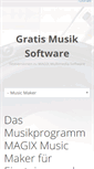 Mobile Screenshot of gratis-musik-software.de