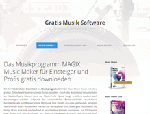 Tablet Screenshot of gratis-musik-software.de